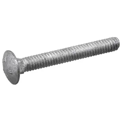 HILLMAN 1/4 x 6 Hot Dipped Galvanized Steel Carriage Bolt 100 Pack