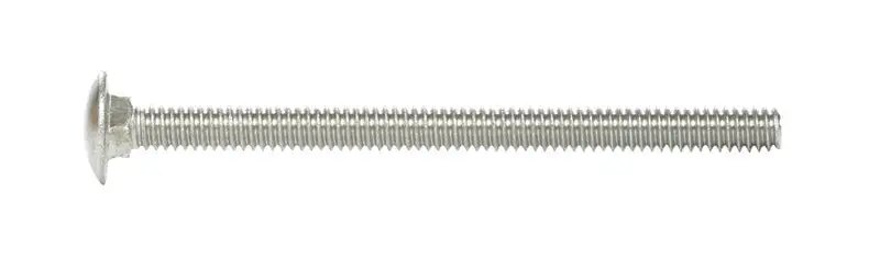 Hillman 1/4 . X 2 . L Hot Dipped Galvanized Steel Carriage Bolt 100 Pack