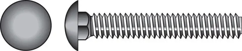 Hillman Zinc-Plated Steel Carriage Bolt 5/8in x 4in 25-Pack