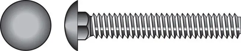 Hillman 5/8 . x 6 . L Zinc-Plated Steel Carriage Bolt 25 Pack