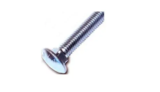 Midwest Products 01080 Carriage Bolt Zinc Coated Outdoor and Indoor Use