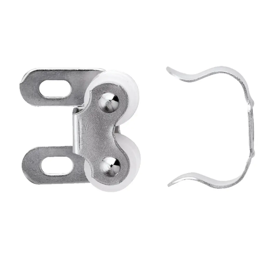 Amerock Nickel Plated Double Roller Catch Cabinet Doors