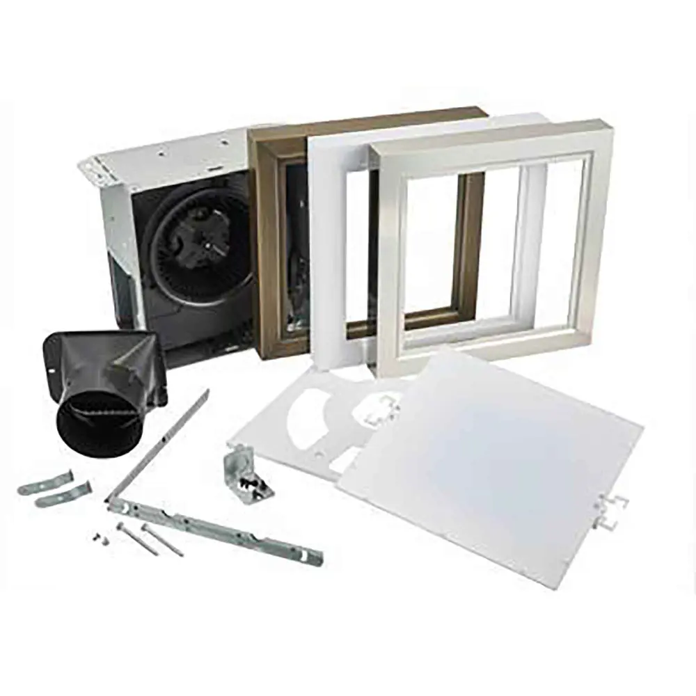 Smart Home Compatible Broan 110 CFM Decorative Bathroom Exhaust Fan LED Light and Painless Change Trim Kit, ENERGY STAR
