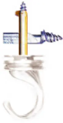 Hillman 122415 Swivel Ceiling Driller Hook White Flexible Hanging Hillman Fasteners