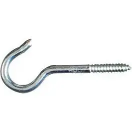 Zinc Ceiling Hook #4 3-7/8-Inch Lightweight Hanging Needs National Hardware