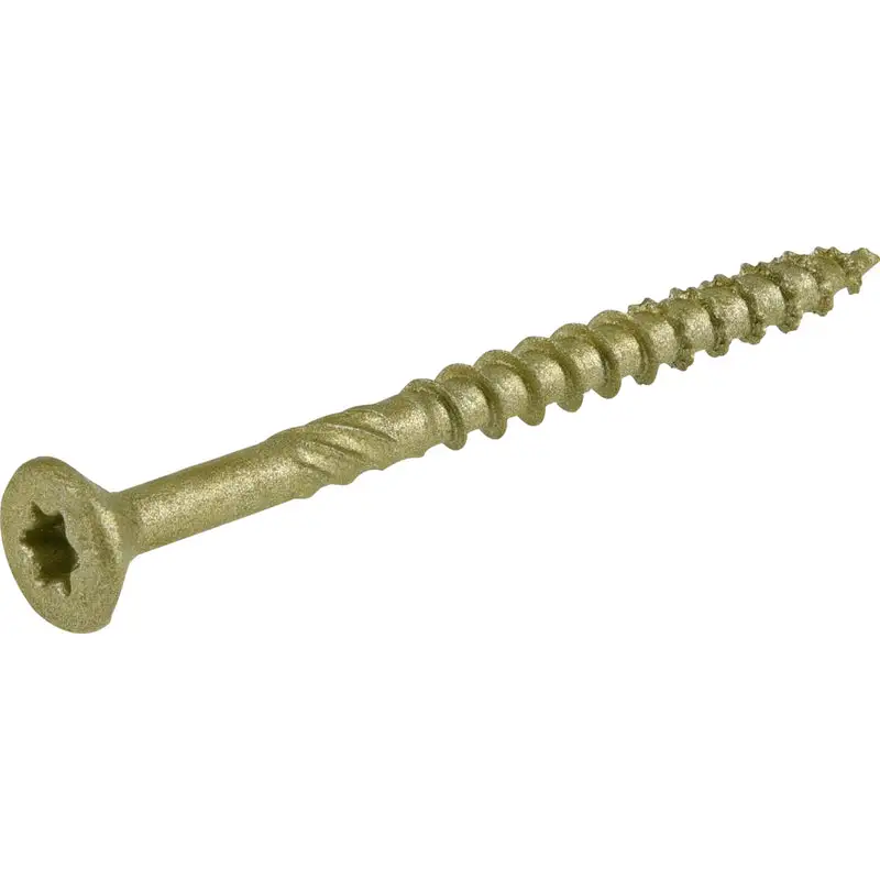Hillman Power Pro No. 8 X 1-5/8 . L Star Bronze Ceramic Screws 5 lb 1000 Pack