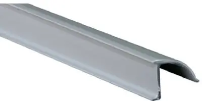 Slide-Co P-8053 72 x 3/8 Gray Rigid Channel Snap