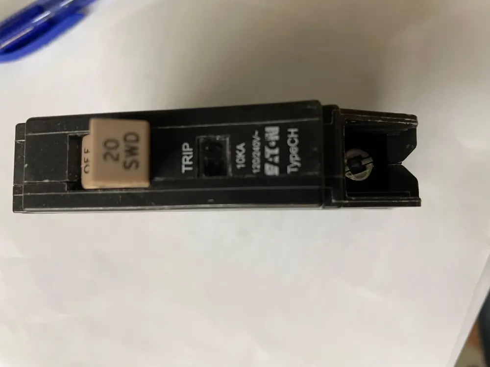 CHF120 Eaton Cutler Hammer 1 Pole, 20 Amp Circuit Breaker