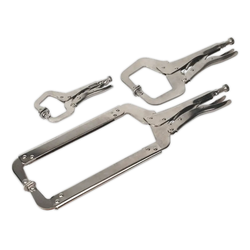 Sealey Locking 'C' Clamp Adjust 3pc