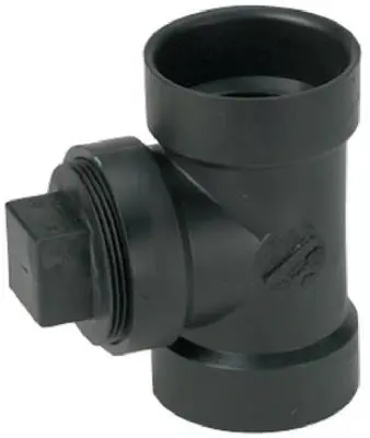 Clean Out Tee 1-1/2 Inch Plumbing and Drain Systems Mueller