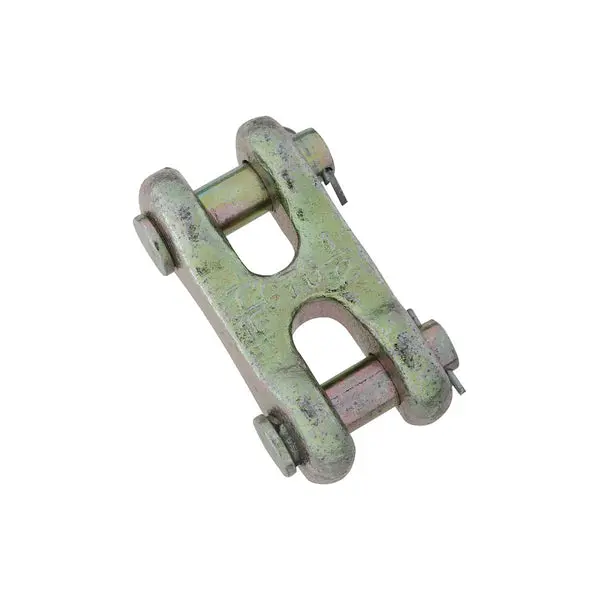 National Hardware Double Clevis Link 1/2" Yellow Chromate 3255BC Rigging