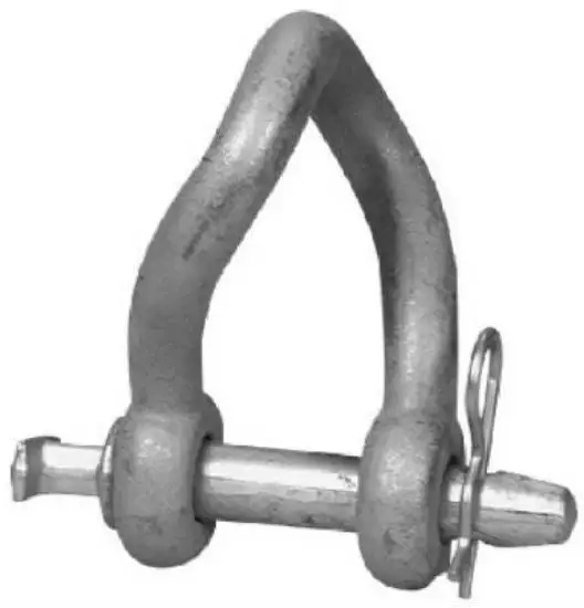 Campbell 7/8 Long Body Twisted Clevis Electro-Galvanized Rigging