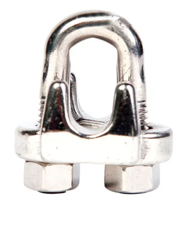 Campbell Polished Stainless Steel Wire Rope Clip - Secure Fastening Solution Cables