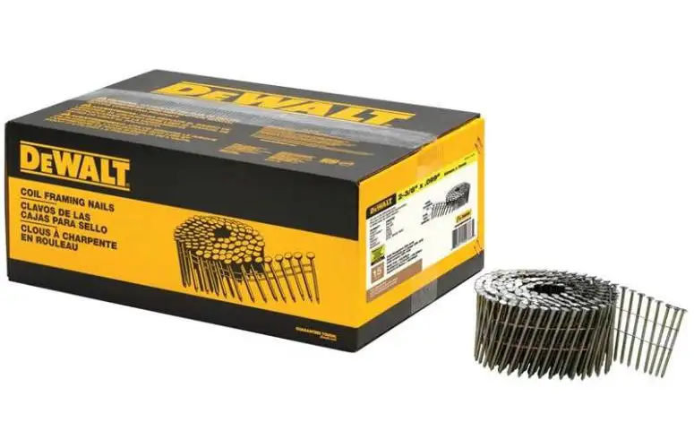 15-Degree Coil Framing Nails - Low Price Construction Hardware DeWalt