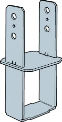 Simpson Strong-Tie CB44 Column Base 4 x 4 Structural Support Decks and Fences
