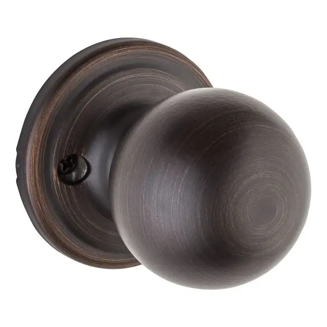 Double Cylinder Montara Interior Door Knob - Construction Grade Door Lock Buildings Kwikset