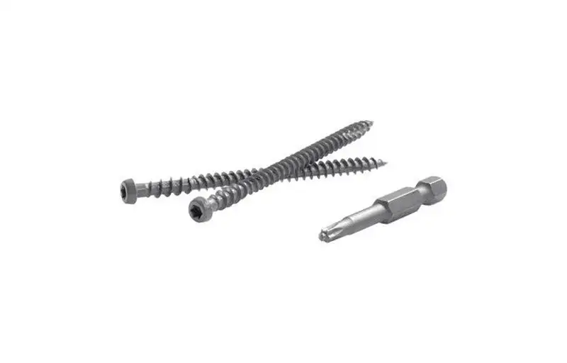 FastenMaster TrapEase No. 20 X 2-1/2 Inch Tiki Torch Torx Composite Deck Screws 350 Pack