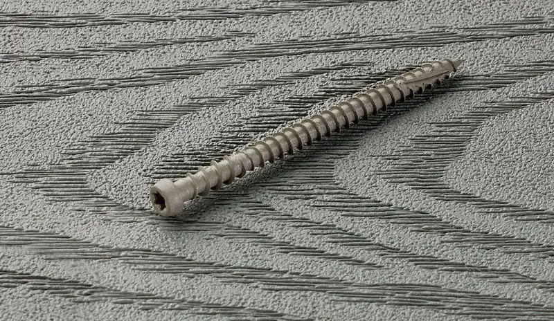 Starborn Cap-Tor No. 10 X 2-3/4 . Gray Star Undercut Head Composite Deck Screws 350 Pack