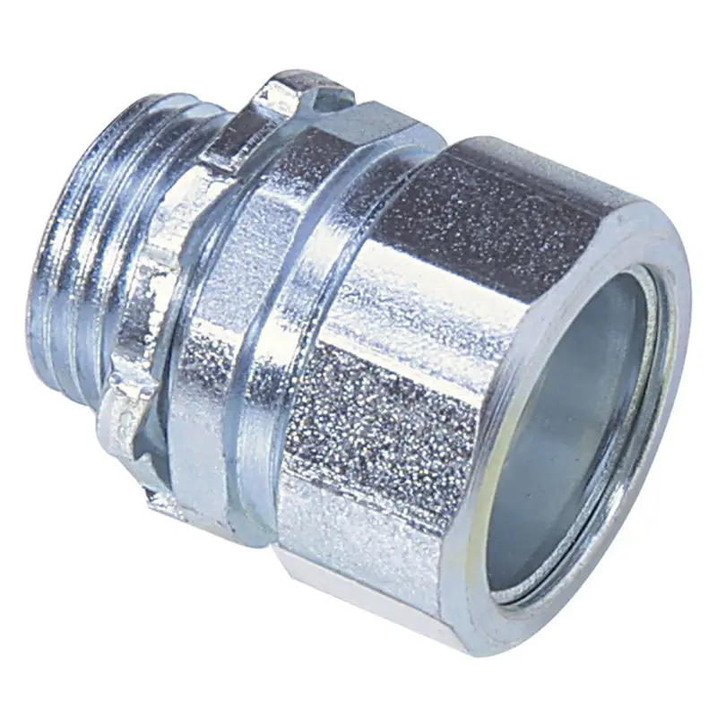 Sigma Engineered Solutions 1 Inch Zinc-Plated Steel Compression Connector Rigid/IMC