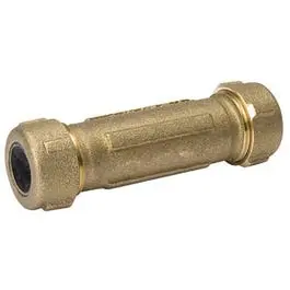 1/2-Inch Brass Compression Repair Coupling Bu0026K