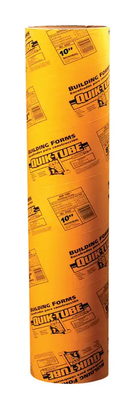 Quikrete Cardboard Concrete Building Form Tube 10 . Dia. x 4 ft. Pack 4