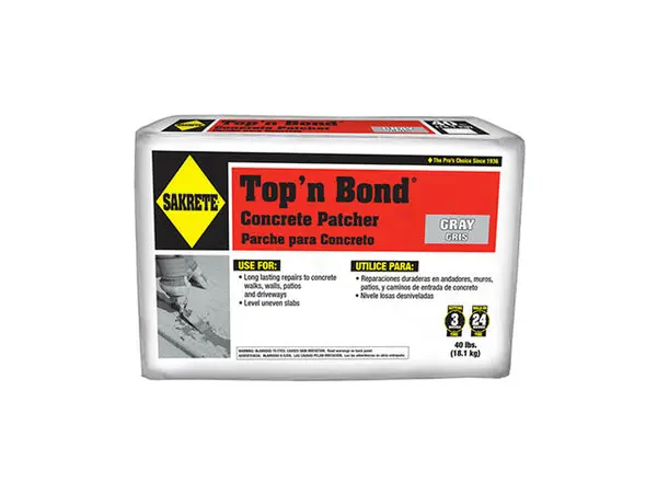 Sakrete 60201130 Top'N Bond Concrete Patcher 40 Lb Repairing Concrete