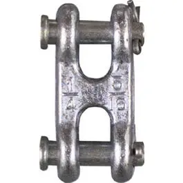 Double Clevis Connecting Link Zinc 1/4 & 5/16-Inch Heavy Duty Applications National Hardware