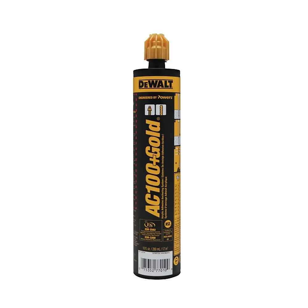 DeWalt 8478SD-PWR Vinylester Adhesive Anchoring System - Light Beige 10 Oz Construction Adhesive