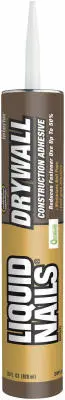 Liquid Nails DWP-24 Drywall Acrylic Latex Construction Adhesive 28 oz Pack 12