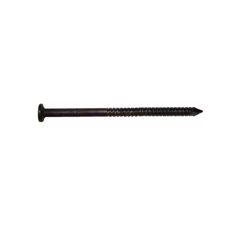 Maze 20D 4 Inch Pole Barn Nails Heat Treated Carbon Steel Flat Head 50 lb Box