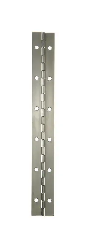 Ace 1-1/2 Inch W Bright Brass Steel Continuous Hinge 12 Inch L Smooth Door Movement