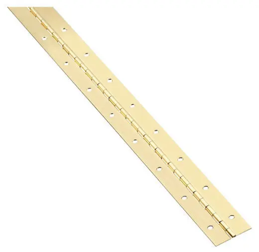 National Hardware N148-155 Continuous Hinge 1.5 x 30 Inches Bright Brass