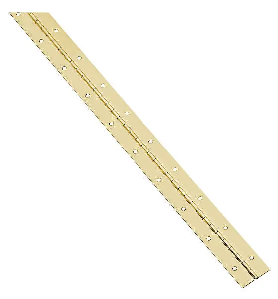National Hardware N148-205 Continuous Hinge 1-1/16 x 30 Inches Bright Brass Cabinets and Doors