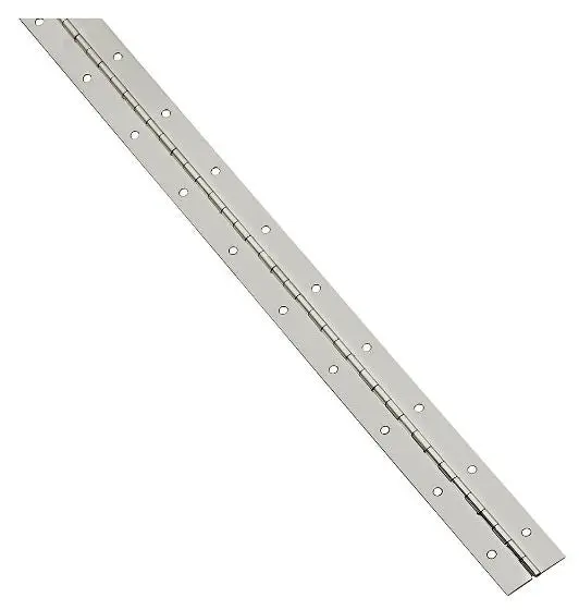 National Hardware N148-221 Nickel Continuous Hinge 1-1/16 Inch x 30 Inch
