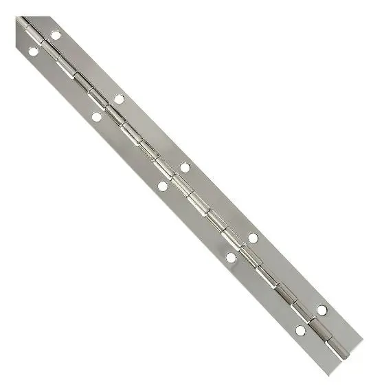 National Hardware N265-371 Continuous Hinge 1-1/16 x 12 Inch Nickel Durable Door Installation
