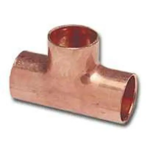 Elkhart 32874 Copper Fitting Tee 1-1/4 x 1-1/4 x 3/4 Inches