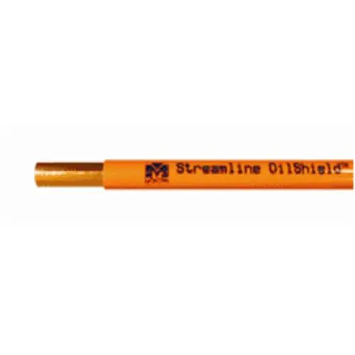 Streamline DG06050 Copper Tube Orange Plastic Coated 3/8 x 50 Feet Durable Tubing