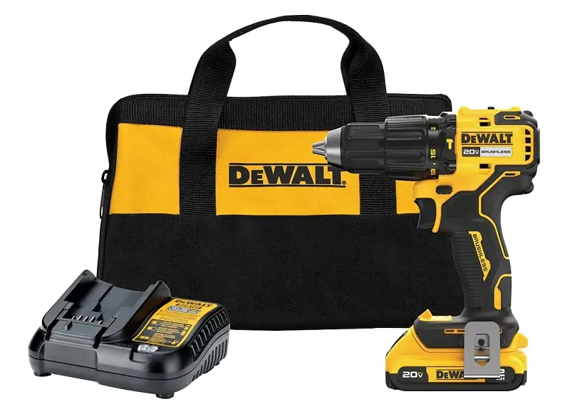 DEWALT DCD798D1 Battery-operated Hammer Drill Kit, Battery Included, 20 V, 2 Ah, 1/2 Chuck, Keyless Chuck