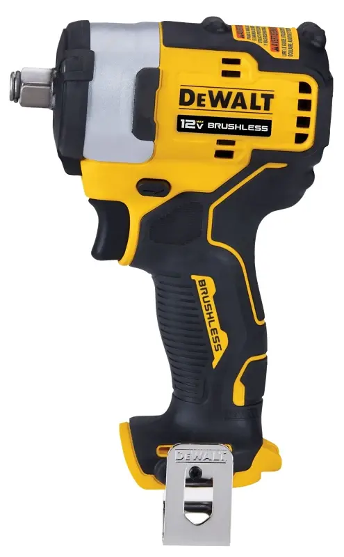 DEWALT XTREME Series DCF901B Wireless Impact Wrench, Tool Only, 12 V, 1/2 Drive, Hog Ring Drive, 0 to 3250 IPM