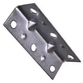 4 Pack 2.5 x 0.75 Inch Zinc Corner Brace Heavy Duty DIY Projects National Hardware