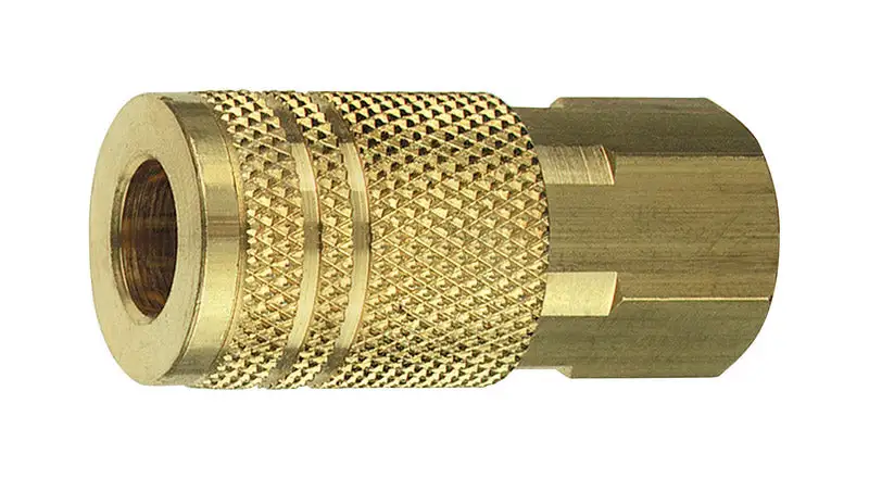 Amflo Brass 1/4 . I/M Style Coupler 3/8 . Female NPT Pack 10