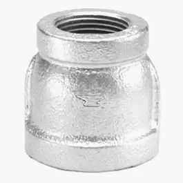 Galvanized Reducing Coupling 1-1/4 x 3/4-Inch Plumbing Anvil