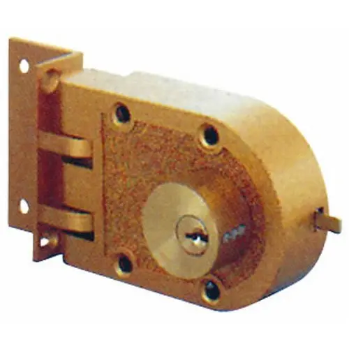 Toolbasix 6224331-3L Jimmy Proof Double Cylinder Lock Golden High Security Door Lock