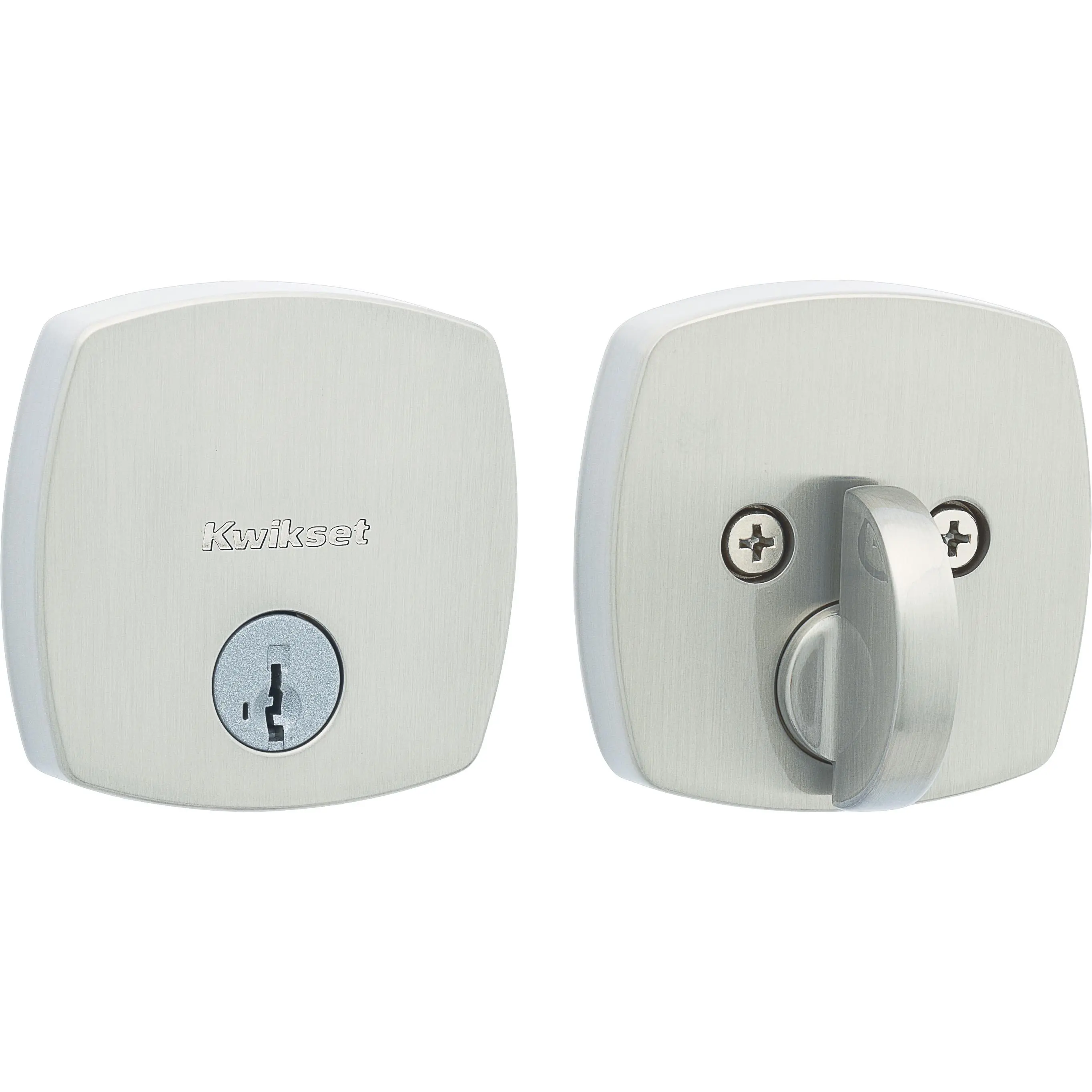 258 MDT 15 SMT CP K4 Midtown 1-Cylinder Deadbolt Satin Nickel
