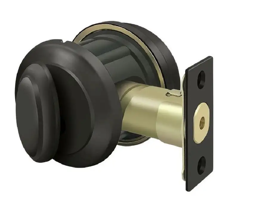 Deltana PRDRSU3 Solid Brass Port Royal Deadbolt Lock Vintage Style Doors