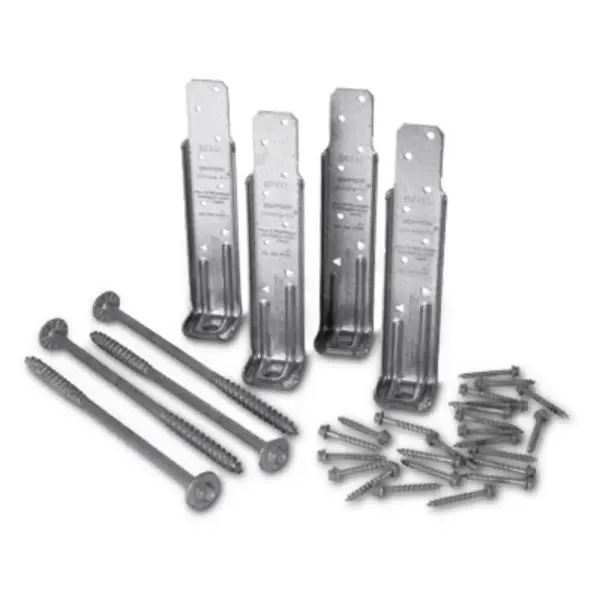 Simpson Strong-Tie DTT1Z-KT Galvanized Deck Tension Tie Kit Fasteners