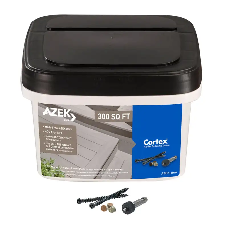 Azek Cortex 2-3/4 . L Island Oak Torx TTAP Star Head Hidden Deck Fastener 1050 pc
