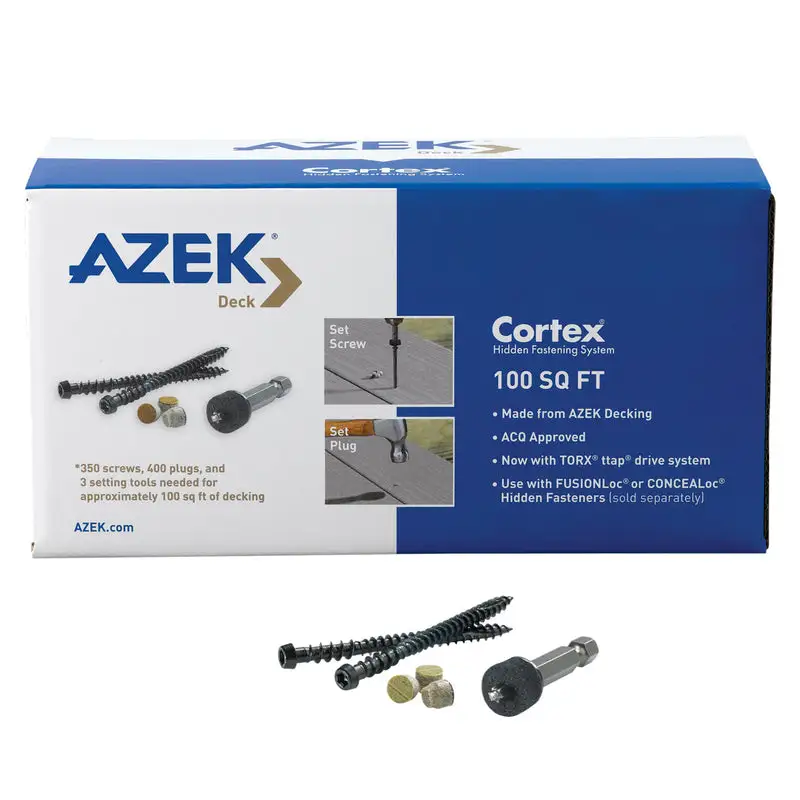 Azek 2.5 . Kona Torx TTAP Star Head Deck Screws 350 lb Capacity