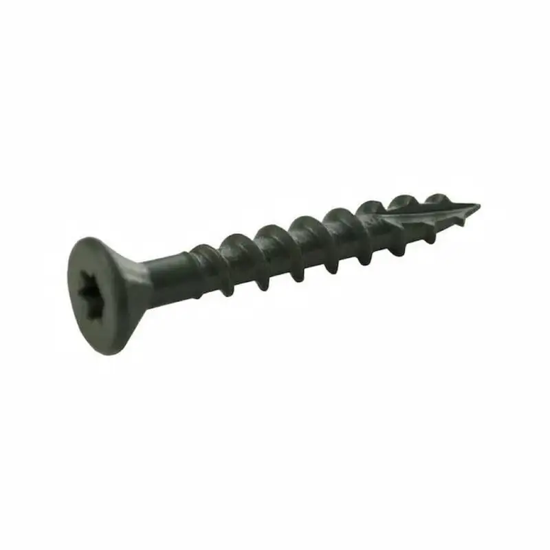 Grip-Rite PrimeGuard Plus No. 8 1-1/4 . Tan Star Bugle Head Exterior Deck Screws 5 lb Box