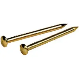 5/8-Inch x 18 Brass-Plated Escutcheon Pins 1-1/2 oz Upholstery and Decorative Use Hillman